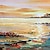 olcso Tájképek-kézzel készített olajfestmény vászon fali művészeti dekoráció absztrakt tengeri tájkép festmény színes tengerparti naplemente lakberendezéshez tekercs nélküli keret nélküli feszítetlen festmény