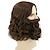 levne Kostýmová paruka-lemarnia čarodějnická paruka a vousy dlouhé kudrnaté vlasy na cosplay party paruka tmavě hnědé paruky