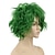 Недорогие Парики к костюмам-женский и мужской пушистый короткий боб вьющийся зеленый парик косплей аниме парик