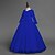cheap Party Dresses-Kids Little Girls&#039; Dress Solid Colored Flower Swing Dress Party Wedding Light Blue Elegant Princess Dresses