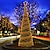 ieftine Fâșii LED-zâne în aer liber șir lumini solare 30m-300leds 50m-500leds-ul rezistent la apă cu telecomandă lumini pentru copac Crăciun nunta petrecere vacanță grădină stradă decorare casa în copac