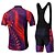 cheap Cycling Jersey &amp; Shorts / Pants Sets-Men&#039;s Short Sleeve Cycling Jersey with Bib Shorts Blue Bike 3D Pad Breathable Quick Dry Sports Graphic Clothing Apparel