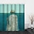 preiswerte Duschvorhänge Top Verkauf-Duschvorhang mit abstraktem Kunstmuster und Haken, modernes, aus Polyester gefertigtes, wasserdichtes Badezimmer