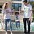 cheap Tops-Family T shirt Family Sets Cotton Cartoon Letter Dinosaur Street Print White Short Sleeve Mommy And Me Outfits Active Matching Outfits