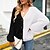 cheap Cardigans-Women&#039;s Cardigan Sweater Jumper Knit Button Knitted V Neck Color Block Outdoor Daily Stylish Casual Spring Summer Black Fuchsia S M L
