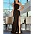 cheap Maxi Dresses-Women&#039;s Party Dress Shift Dress Sheath Dress Long Dress Maxi Dress Black Pure Color Sleeveless Spring Summer Ruched Elegant One Shoulder Party Spring Dress 2023 S M L XL 2XL 3XL