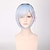 Χαμηλού Κόστους Περούκες μεταμφιέσεων-κρεμώδες κοντό μπλε anime μαλλιά cosplay περούκα anime φανταχτερό φόρεμα cosplay περούκα ρεμ πάρτι περούκα re zero ξεκινώντας τη ζωή σε έναν άλλο κόσμο