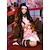 cheap Demon Slayer-Inspired by Demon Slayer: Kimetsu no Yaiba Kamado Nezuko Anime Cosplay Costumes Japanese Cosplay Suits Coat Underwear Kneepad For Women&#039;s / Rope / Sash / Ribbon / Rope / Sash / Ribbon
