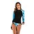baratos Rash Guards de Uma Peça-Mulheres Maiô Rashguard Maiô de duas peças asteca Estampado 2 Peças Perna curta Proteção Solar UV UPF50+ Secagem Rápida Manga Longa Roupa de Banho Roupa de banho Surfe Praia Esportes Aquáticos Verão