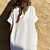 cheap Cover Ups-Women&#039;s Swimwear Cover Up Beach Dress Normal Swimsuit Pure Color UV Protection White V Wire Bathing Suits Vacation Boho New
