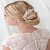 abordables Accessoires cheveux femme-1 pc femmes filles peignes à cheveux épingle à cheveux peigne pour mariage peigne à cheveux strass cheveux accessoires mariées pince à cheveux pour demoiselle d&#039;honneur et femmes filles