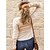 cheap Tees &amp; Tank Tops-Women&#039;s T shirt Tee Plain Casual Weekend T shirt Tee Long Sleeve Lace Patchwork Button Round Neck Basic Essential White Black Blue S