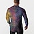 billiga grafiska skjortor för män-Herr Skjorta Grafisk skjorta Grafisk Nedvikt Vit Blå Grön Regnbåge 3D-tryck Utomhus Gata Långärmad Mönster Button-Down Kläder Mode Designer Ledigt Andningsfunktion