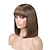 tanie Peruki bez czepka z ludzkich włosów-krótkie pixie cut kolor peruki 150% brazylijski remy prosto peruka ludzki włos bob peruki fringe peruki ludzki włos peruki dla czarnych kobiet