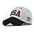 levne Dámské klobouky-1ks vysoce kvalitní bavlněná baseballová čepice s americkou vlajkou pro muže výšivka USA snapback čepice pro muže &amp;dámské módní trucker klobouk