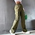 levne dámské cargo kalhoty-dámské cargo padákové kalhoty chinos kalhoty po celé délce kapsa ze směsi bavlny volné mikroelastický střední pas móda ležérní víkendová černá armádní zelená s m léto jaro&amp;amp;  podzim