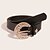 abordables Cinturones-Mujer Cinturón Cuero Sintético Negro Cinturón de Cintura Calle Diario Cita Color puro / Primavera / Verano