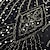 preiswerte Great Gatsby-Brüllen 20s 1920s Cocktailkleid Vintage-Kleid Flapper Kleid Kleid Ballkleid Maxi Der große Gatsby Charleston Damen Pailletten Geometrisch Trompete / Meerjungfrau Tiefes V Halloween Hochzeit kleid