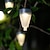 billige Pathway Lights &amp; Lanterns-6 stk solar gang lys udendørs græsplæne havelampe rgb 2 modes vandtæt farverig landskab lampe gårdhave gård gang gang indretning sol lampe