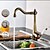 voordelige Keukenkranen-keukenkraan brons standaard uitloop middenset moderne stijl keukenkranen