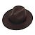 billige Tilbehør til herrer-mænds hat bøttehat sort vin kamel bryllup prom ren farve ren farve mode bryllup 2024
