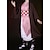 baratos Demon Slayer-Inspirado por Matador de Demônios: Kimetsu no Yaiba Kamado Nezuko Anime Trajes de cosplay Japanês Trajes de cosplay Casaco Roupa-Interior Protecção de Joelhos Para Mulheres / Corda / Faixa / Fita