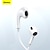 cheap Wired Earbuds-Baseus Encok Type-C lateral in-ear Wired Earphone C17 White