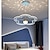 Недорогие Люстры-Подвесной светильник 40 см, светодиодный проектор, романтическая лампа с цветочным дизайном, современная лампа для детской комнаты