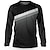 preiswerte Radtrikot Herren-21Grams Herren Downhill Jersey Langarm Fahhrad Shirt mit 3 Gesäßtaschen MTB Mountain Rennrad Atmungsaktiv Feuchtigkeitsableitung Weich Schnelltrocknend Silber Dunkelgrau Schwarz camuflaje Polyester