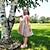 voordelige Kinderen&#039;-kindermeisjesjurk met elektrische bubbelmachine, kindermeisjesjurk regenboog bloem feest pailletten geplooide strik roze rood knielange mouwloze schattige jurken
