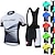 cheap Cycling Clothing-21Grams® Men&#039;s Cycling Jersey with Bib Shorts Short Sleeve Mountain Bike MTB Road Bike Cycling White Green Sky Blue Polka Dot Bike Spandex Polyester Clothing Suit 3D Pad Breathable Quick Dry Moisture