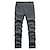 cheap Hiking Trousers &amp; Shorts-Men&#039;s Hiking Pants Trousers Work Pants Fleece Lined Pants Winter Outdoor Tailored Fit Thermal Warm Comfortable Thick Anti-tear Pants / Trousers Bottoms Dark Grey Black Camping / Hiking Ski