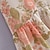 olcso Női ruhák-Női Pántos ruha Térdig érő ruha Arcpír rózsaszín Ujjatlan Virágos Nyitott hátú Fodrozott Hideg váll Tavasz Nyár Spagettipánt Stílusos Romantikus Vékony 2022 S M L / Nyomtatott