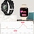 preiswerte Smartwatch-iMosi GT30 Smartwatch 1.69 Zoll Smartwatch Fitnessuhr Bluetooth Schrittzähler Anruferinnerung Fitness Tracker Kompatibel mit Android iOS Damen Herren Freisprechanlage Wasserdicht Mediensteuerung IP 67