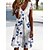 cheap Casual Dresses-Women&#039;s Casual Dress Mini Dress White Floral Short Sleeve Spring Summer Ruched Elegant V Neck 2023 S M L XL XXL 3XL
