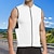 cheap Cycling Clothing-21Grams® Men&#039;s Cycling Jersey Sleeveless Bike Mountain Bike MTB Road Bike Cycling Top White Black Yellow Breathable Quick Dry Moisture Wicking Spandex Polyester Sports Clothing Apparel / Stretchy
