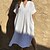 cheap Cover Ups-Women&#039;s Swimwear Cover Up Beach Dress Normal Swimsuit Pure Color UV Protection White V Wire Bathing Suits Vacation Boho New
