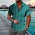 cheap 3D Zipper Polo-Men&#039;s Golf Shirt 3D Print Polka Dot Turndown Casual Daily Zipper Print Short Sleeve Tops Designer Casual Fashion Breathable Green White Purple / Sports