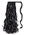 billige Hestehaler-18 krøllete sjal rundt hestehale-hårstykke bølget klips i kvinnehår syntetisk magisk pasta hestehalehårforlengelser