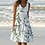 cheap Casual Dresses-Women&#039;s Casual Dress Shift Dress Sundress Midi Dress Green White Sleeveless Spring Summer Pocket U Neck 2022 S M L XL XXL 3XL