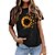 cheap Tees &amp; T Shirts-Women&#039;s T shirt Tee Green White Black Print Graphic Butterfly Daily Going out Short Sleeve Round Neck Basic 100% Cotton Regular Butterfly S