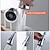 economico Spruzzatori-3 funzioni testa di spruzzatura 360 rubinetto girevole testa di spruzzatura g1/2 aeratore lavello a risparmio idrico per rubinetto della cucina testa di spruzzatura di ricambio