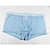 cheap Men&#039;s Boxers Underwear-Men&#039;s 1pack Boxer Briefs Sexy Panties Underwear Basic Polyester Pure Color Mid Waist Light Blue Black