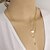 voordelige Kettingen en hangers-Pendant Necklace Y Necklace Choker Necklace For Women Girls Party Casual Daily Alloy Gold Silver