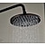 זול גופי מקלחת חיצונית-Shower Faucet,Copper Shower System Set Rainfall Antique Oil-rubbed Bronze Two Handles Three Holes Bath Shower Mixer Taps with Hot and Cold Switch and Ceramic Valve