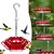 cheap Bird Accessories-Hummingbird Feeders for Outdoor Marys Hummingbird Feeder with Perch and Built-In Ant Moat Outdoor Bird Feeder Pet Bird Supplies