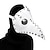 levne Příslušenství-Retro Punk a gotika Steampunk 17. století Maska Morový doktor Pánské Dámské Plesová maškaráda Večírek Maska