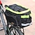 billige Cykelsidekurve-13 l cykelbagagetaske med regnslag cykelstativ bagbagagetaske forlænges sadeltasker med stor kapacitet vandtæt cykelbagagebærer bagbagageholder perfekt til cykling, rejser og camping udendørs