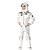 billiga Karriär- och yrkeskostymer-Pojkar Flickor Astronaut Cosplay-kostym Till Halloween Karnival Maskerad Cosplay Barn Trikot / Onesie Hatt