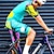 cheap Men&#039;s Shorts, Tights &amp; Pants-21Grams Men&#039;s Cycling Bib Shorts Bike Bib Shorts Bottoms Mountain Bike MTB Road Bike Cycling Sports Graphic 3D Pad Cycling Breathable Quick Dry Blue Polyester Spandex Clothing Apparel Bike Wear